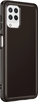 Samsung Soft Clear Casing untuk Galaxy A22 Black
