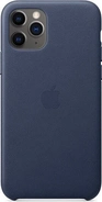 Apple Leather Casing untuk iPhone 11 Pro Midnight Blue