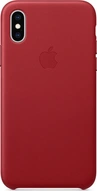 Apple Leather Casing untuk iPhone XS Red