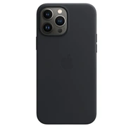 Apple Leather Casing with MagSafe untuk iPhone 13 Pro Max Midnight Blue