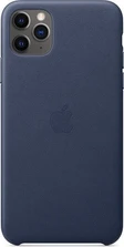 Apple Leather Casing untuk iPhone 11 Pro Max Midnight Blue