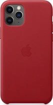Apple Leather Casing untuk iPhone 11 Pro Red