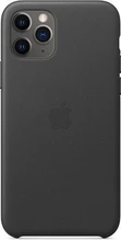 Apple Leather Casing untuk iPhone 11 Pro Black