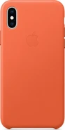 Apple Leather Casing untuk iPhone XS Orange