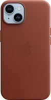 Apple Leather Casing with MagSafe untuk iPhone 14 Umbra