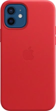Apple Leather Casing with MagSafe untuk iPhone 12/12 Pro (PRODUCT)RED