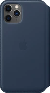 Apple Leather Folio Casing untuk iPhone 11 Pro tiefseeblau