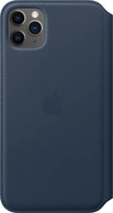 Apple Leather Folio Casing untuk iPhone 11 Pro Max tiefseeblau