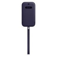 Apple Casing Kulit with MagSafe untuk iPhone 12/12 Pro Dark Purple