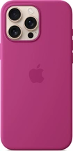 Apple Silicone Casing with MagSafe untuk iPhone 16 Pro Max fuchsia