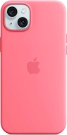 Apple Silicone Casing with MagSafe untuk iPhone 15 Plus Pink