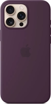 Apple Silicone Casing with MagSafe untuk iPhone 16 Pro Max Plum