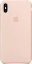 Apple Silicone Casing untuk iPhone XS Max Sand Pink