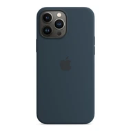 Apple Silicone Casing with MagSafe untuk iPhone 13 Pro Max abyssblau