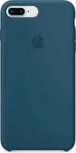 Apple Silicone Casing untuk iPhone 8 Plus kosmosblau