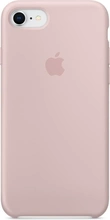 Apple Silicone Casing untuk iPhone 8 Sand Pink