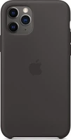 Apple Silicone Casing untuk iPhone 11 Pro Black
