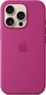 Apple Silicone Casing with MagSafe untuk iPhone 16 Pro fuchsia