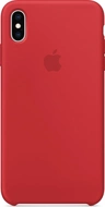 Apple Silicone Casing untuk iPhone XS Max Red