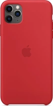 Apple Silicone Casing untuk iPhone 11 Pro Max Red