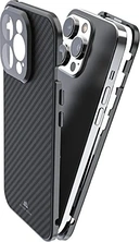 Black Rock 360° Glass Casing untuk Apple iPhone 14 Pro Carbon