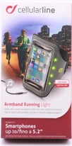 Cellularline Armband Running Light 5.2" Black
