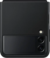 Samsung Leather Casing untuk Galaxy Z Flip 3 Black