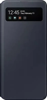 Samsung S-View Wallet Casing untuk Galaxy A41 Black