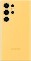 Samsung Silicone Casing untuk Galaxy S24 Ultra Yellow