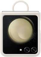 Samsung Silicone Casing with Ring untuk Galaxy Z Flip 5 Cream