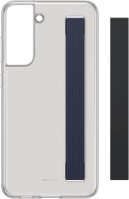 Samsung Slim Strap Casing untuk Galaxy S21 FE Dark Grey