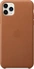 Apple Leather Casing untuk iPhone 11 Pro Max Saddle Brown