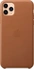 Apple Leather Casing untuk iPhone 11 Pro Max Saddle Brown