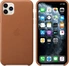 Apple Leather Casing untuk iPhone 11 Pro Max Saddle Brown