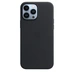 Apple Leather Casing with MagSafe untuk iPhone 13 Pro Max Midnight Blue