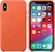 Apple Leather Casing untuk iPhone XS Orange