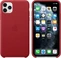 Apple Leather Casing untuk iPhone 11 Pro Max Red