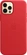 Apple Leather Casing with MagSafe untuk iPhone 12/12 Pro (PRODUCT)RED
