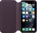 Apple Leather Folio Casing untuk iPhone 11 Pro Aubergine