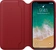 Apple Leather Folio Casing untuk iPhone X Red