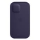 Apple Casing Kulit with MagSafe untuk iPhone 12/12 Pro Dark Purple