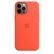Apple Silicone Casing with MagSafe untuk iPhone 12 Pro Max leuchtorange