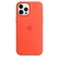 Apple Silicone Casing with MagSafe untuk iPhone 12 Pro Max leuchtorange