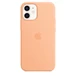 Apple Silicone Casing with MagSafe untuk iPhone 12 Mini Cantaloupe