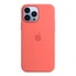 Apple Silicone Casing with MagSafe untuk iPhone 13 Pro Max Pink pomelo