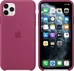 Apple Silicone Casing untuk iPhone 11 Pro Max Pomegranate