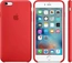 Apple Silicone Casing untuk iPhone 6s Plus Red
