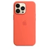 Apple Silicone Casing with MagSafe untuk iPhone 13 Pro Nektarine