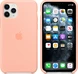 Apple Silicone Casing untuk iPhone 11 Pro Grapefruit