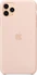 Apple Silicone Casing untuk iPhone 11 Pro Max Sand Pink
